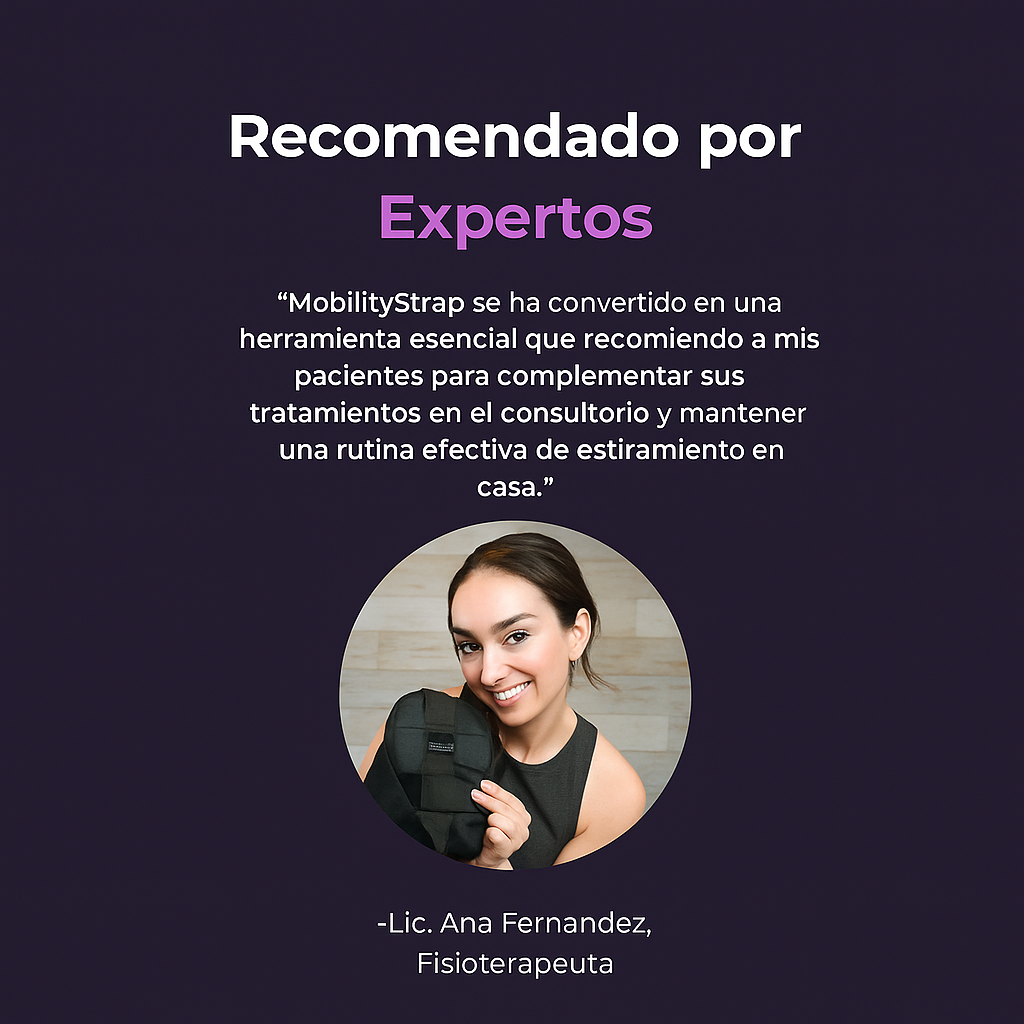 MobilityStrap - Correa de Estiramiento ¡Alivia el Dolor con solo 10 minutos al dia!