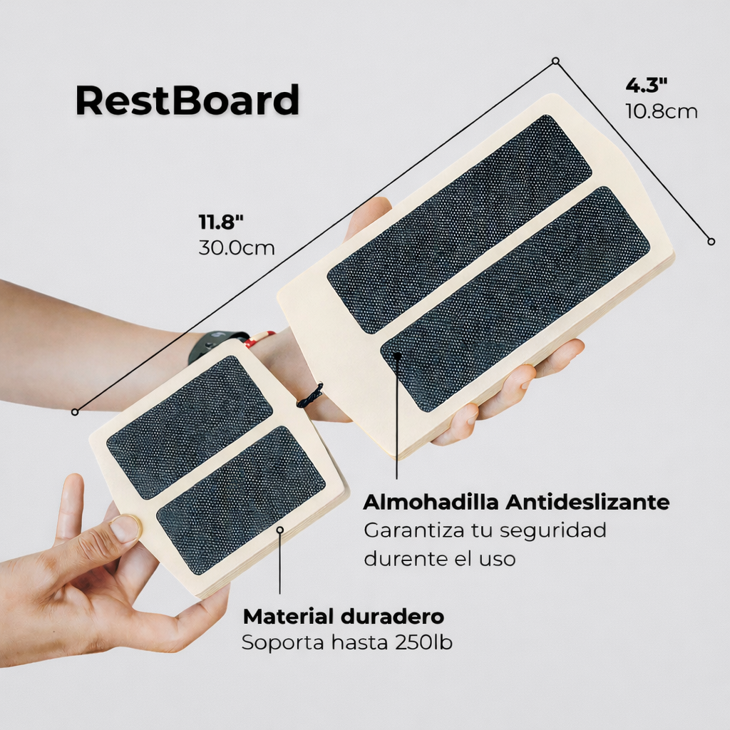 RestBoard - Tabla de Equilibrio ¡Mejora tu estabilidad desde la base: tus pies!