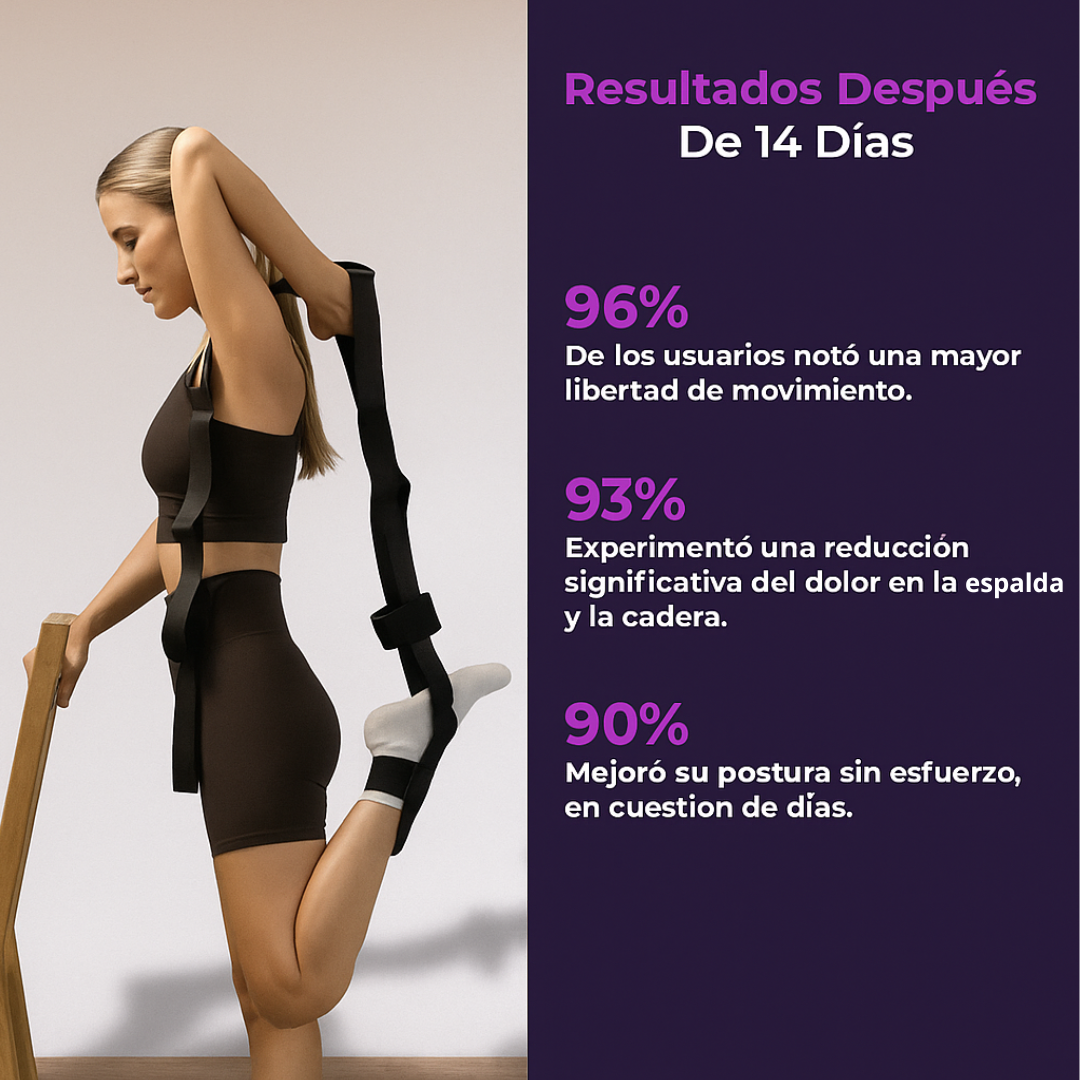 MobilityStrap - Correa de Estiramiento ¡Alivia el Dolor con solo 10 minutos al dia!